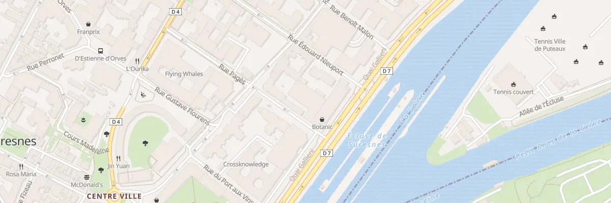 Plan du 8 Rue Pagès à Suresnes