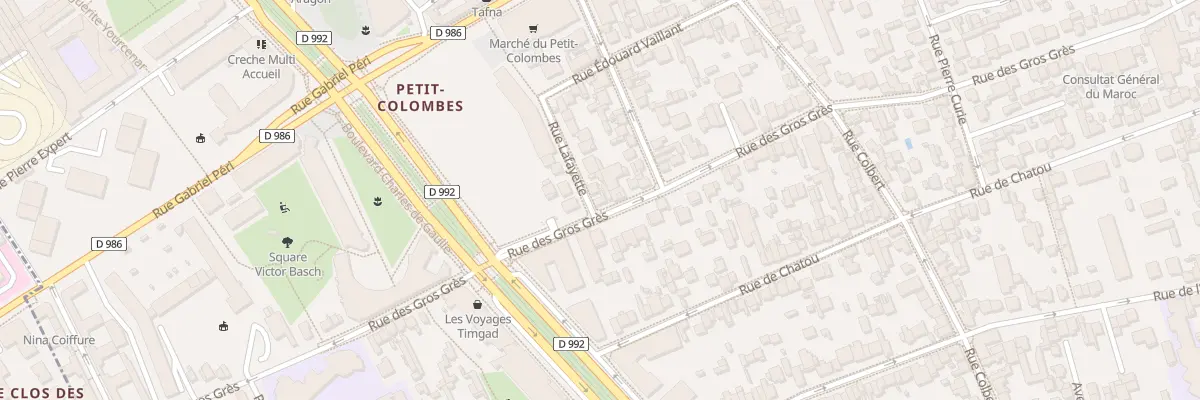 Plan du 186 Rue des Gros Grès à Colombes