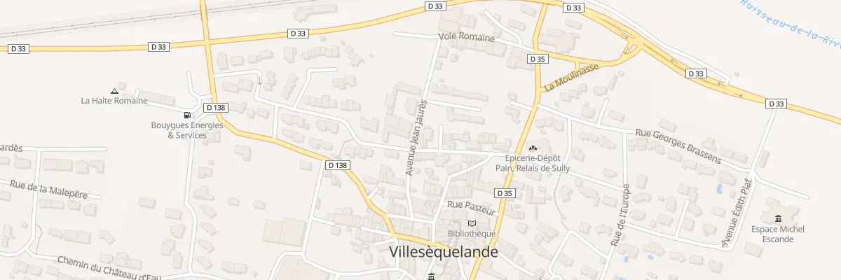 Plan du 14 Rue Jean Jaures à Villesèquelande