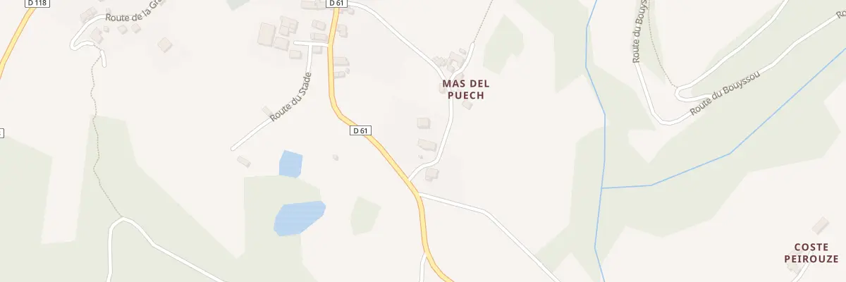 Plan du 5139 Mas Del Puech à Prévinquières