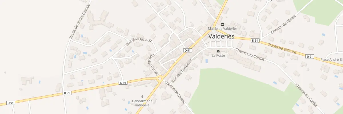 Plan du 6 Rue des Treilles à Valderiès
