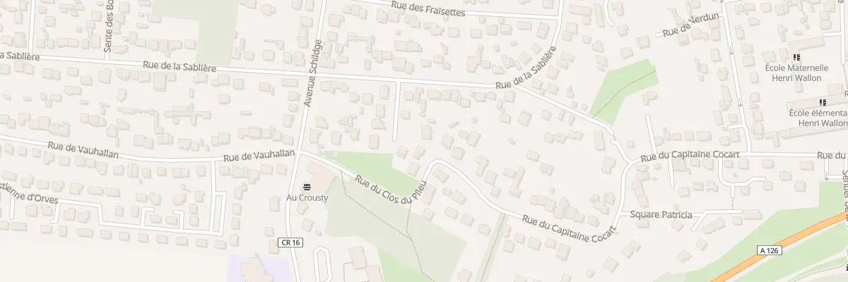 Plan du 5 Imp de la Sablière à Palaiseau