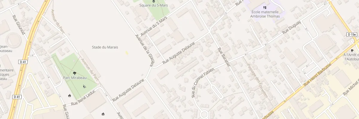 Plan du 24 Rue Auguste Delaune à Argenteuil