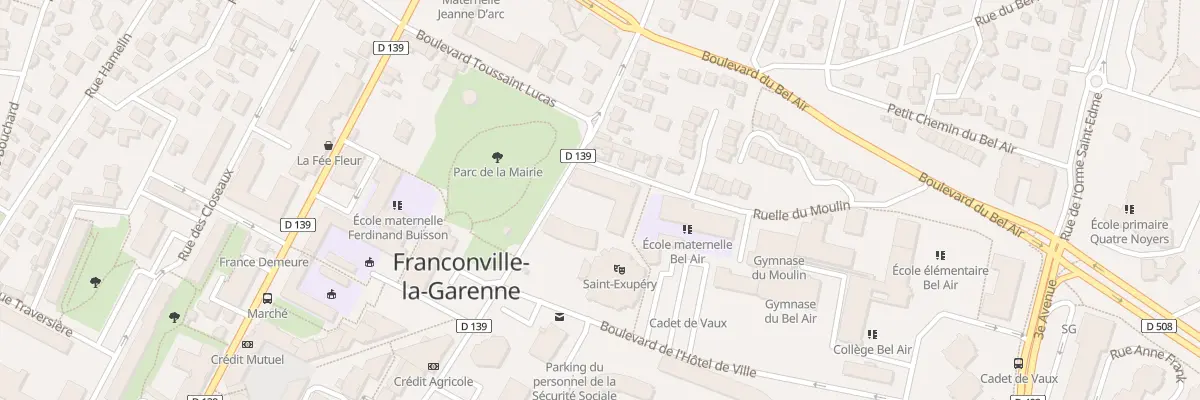 Plan du 2B Rle du Moulin à Franconville
