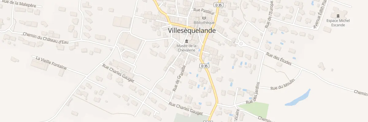 Plan du 2 Rue de Granelle à Villesèquelande