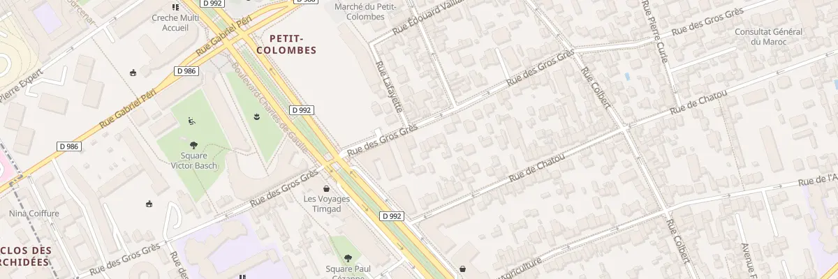Plan du 179 Rue des Gros Grès à Colombes