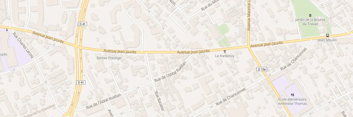 Plan du 83 Av Jean Jaures à Argenteuil