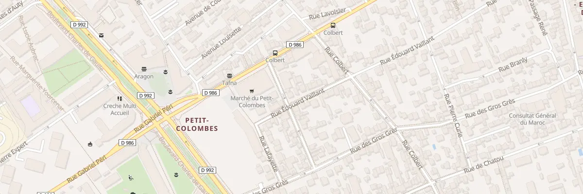 Plan du 138 Rue Edouard Vaillant à Colombes