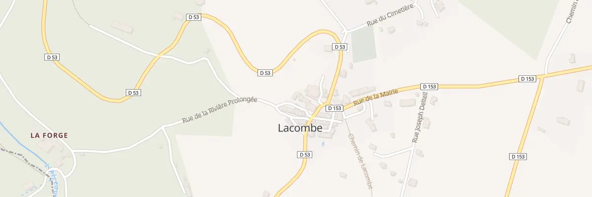 Plan du 33A Le Village à Lacombe