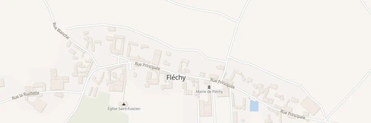 Plan du 25 Rue Principale à Fléchy