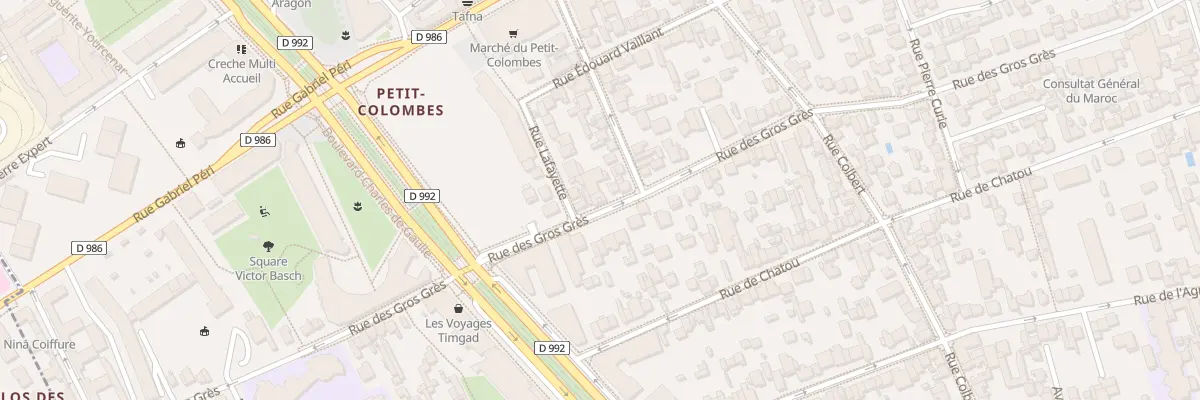 Plan du 182 Rue des Gros Grès à Colombes