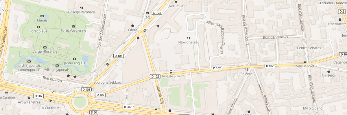 Plan du 5 Rue de Silly à Boulogne-Billancourt