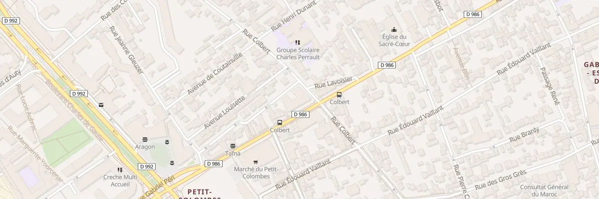 Plan du 418 Rue Gabriel Péri à Colombes