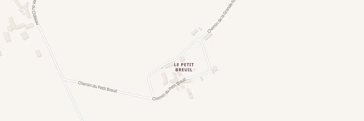 Plan du 250 Le Petit Breuil à Saint-Baudel