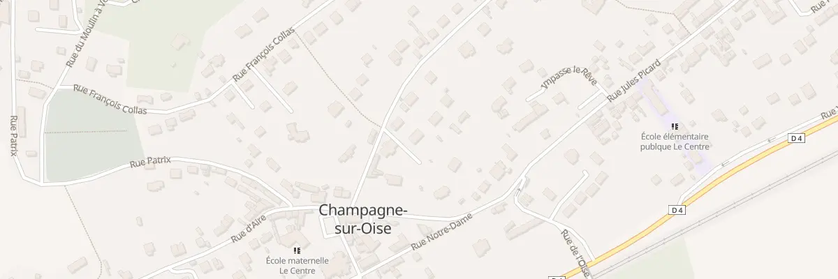 Plan du 6 Rue du Gal Corbineau à Champagne-sur-Oise
