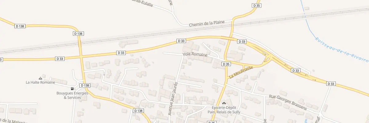 Plan du 22 Rue Jean Jaures à Villesèquelande
