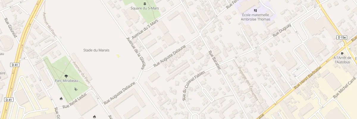Plan du 18 Rue Auguste Delaune à Argenteuil