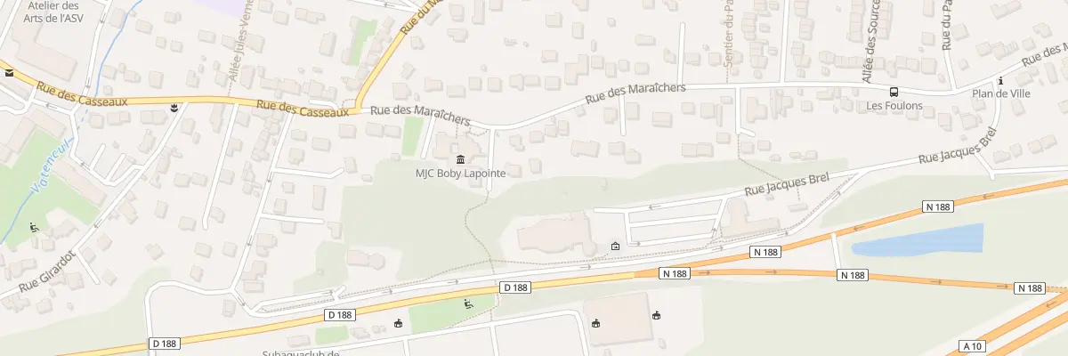 Plan du 12 Rue des Maraichers à Villebon-sur-Yvette