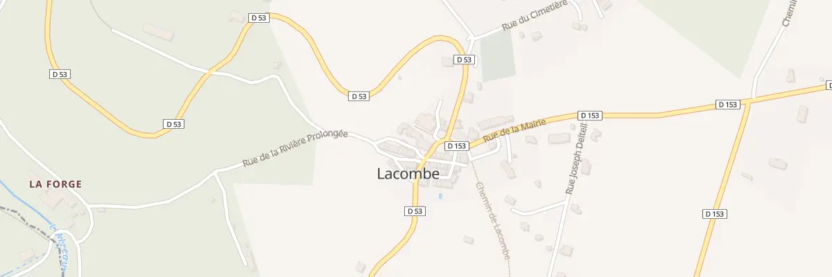 Plan du 35 Le Village à Lacombe