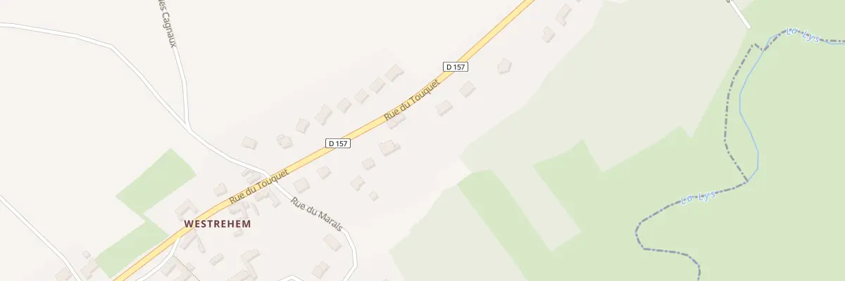 Plan du 1601 Rue du Touquet à Delettes