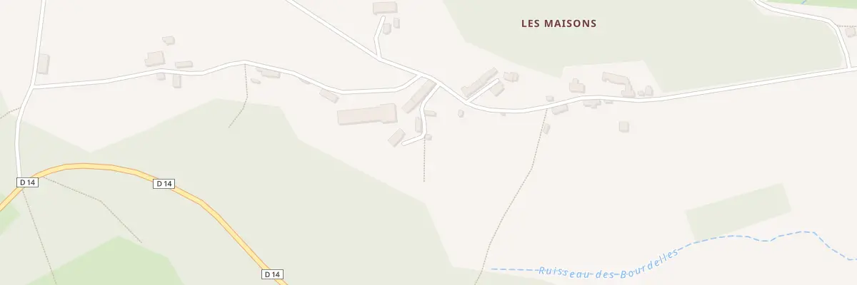 Plan du 20 Les Maisons à Toulx-Sainte-Croix