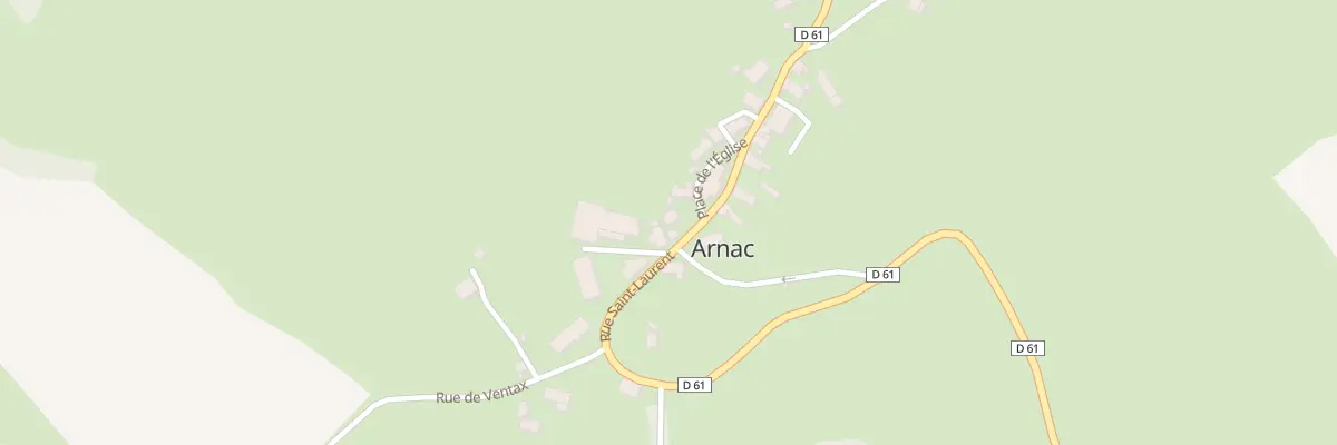 Plan du 5107 Le Bourg à Arnac