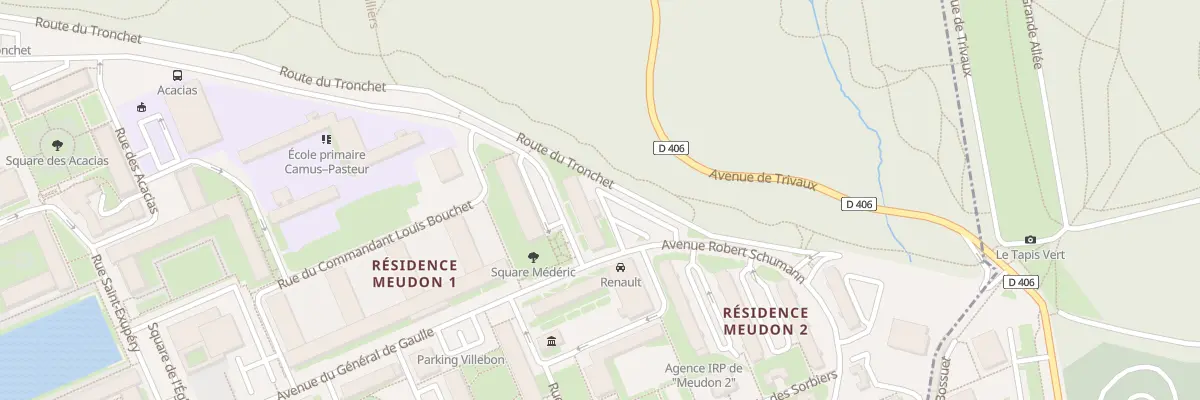 Plan du 2 Av Médéric à Meudon