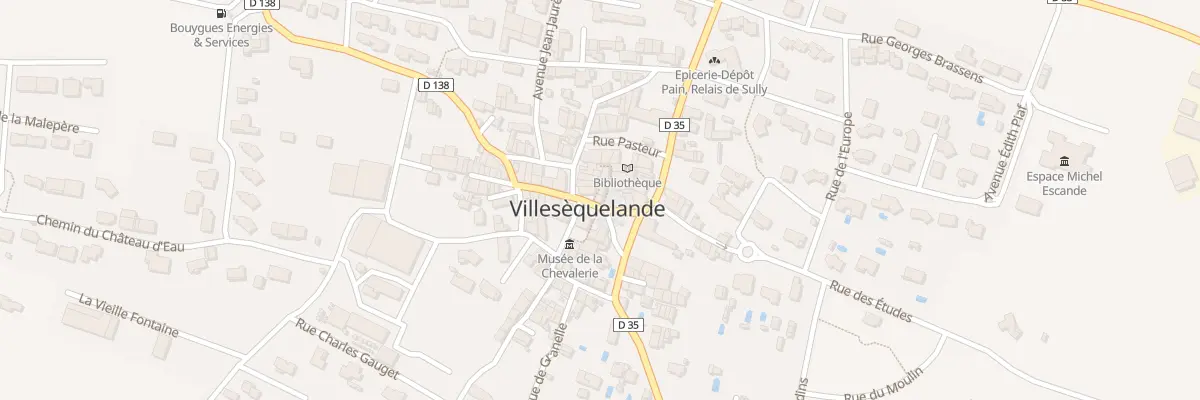Plan du 1 Pl de la Resistance à Villesèquelande