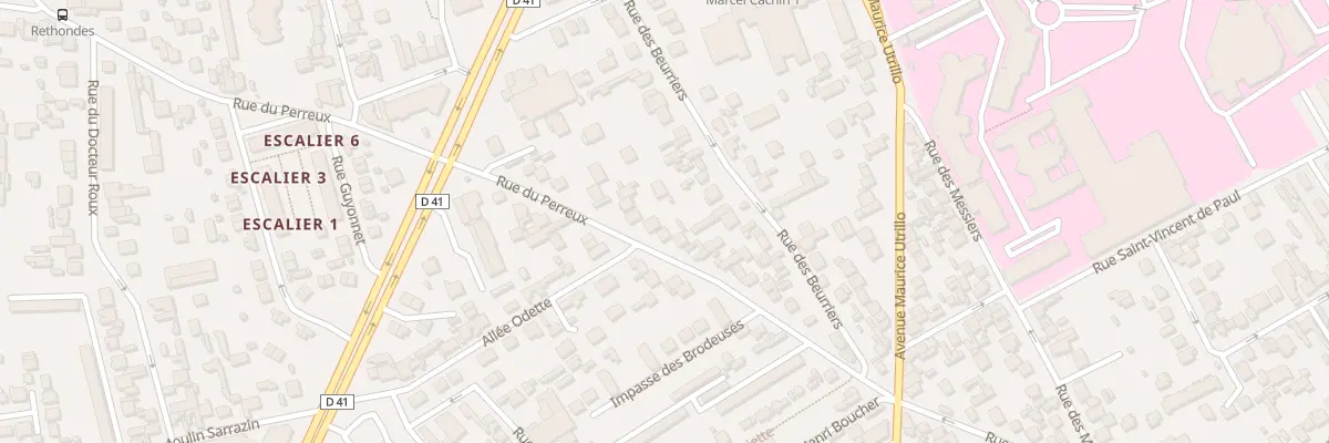 Plan du 72 Rue du Perreux à Argenteuil