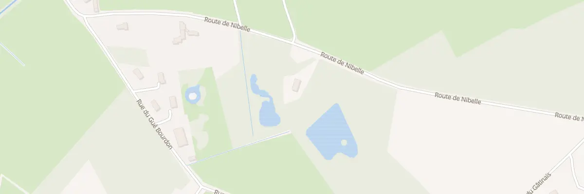 Plan du 42 Rte de Nibelle à Ingrannes