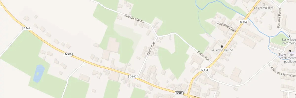 Plan du 2 Ptr Petite Rue à Boubers-sur-Canche