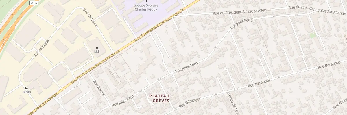 Plan du 116 Rue Jules Ferry à Colombes