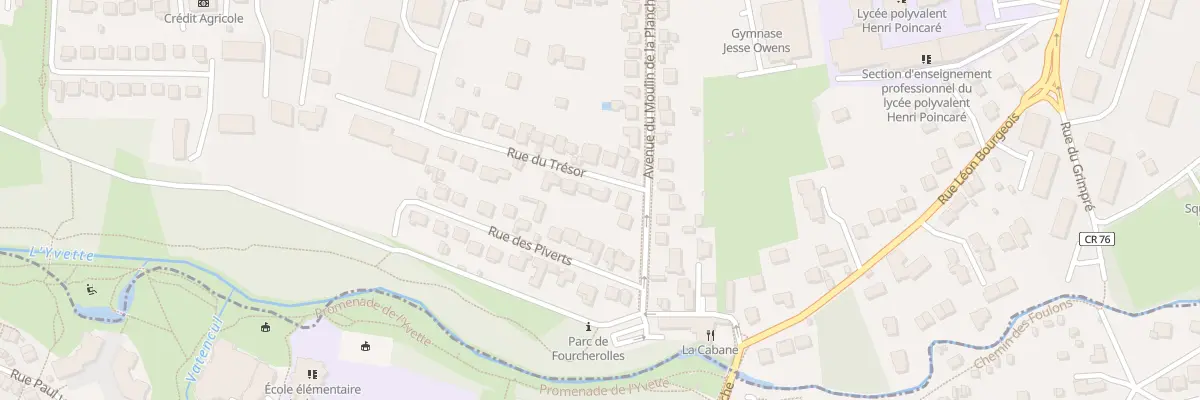 Plan du 3 Rue du Trésor à Palaiseau