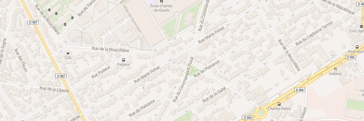 Plan du 85 Rue Marie Fichet à Clamart