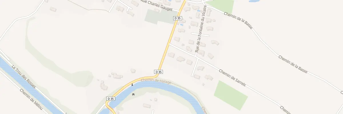 Plan du 8 Les Sarrels à Villesèquelande