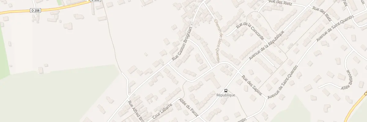 Plan du 23 Rue Gaston Brogniart à Longuenesse