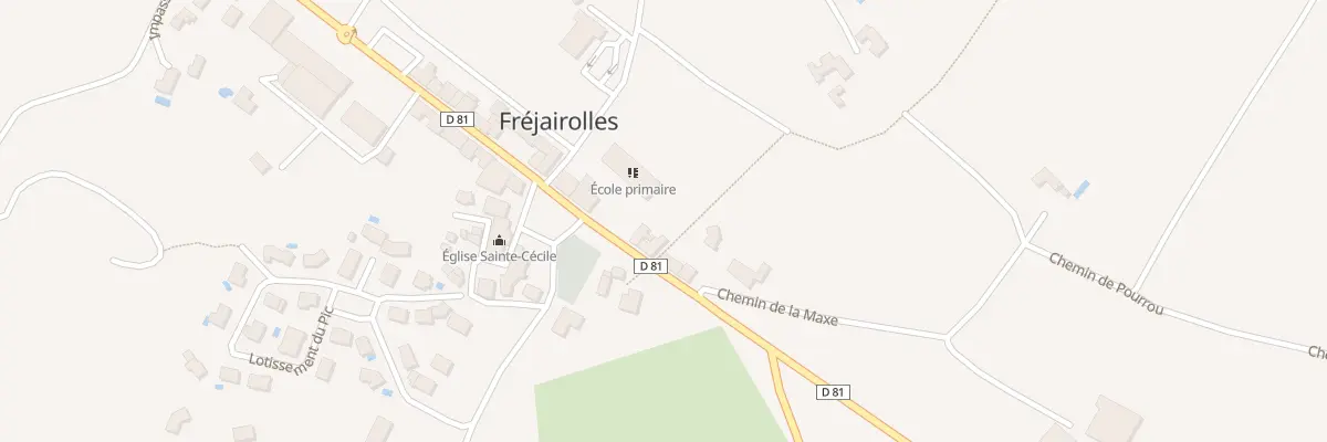 Plan du 9 Rte de Teillet à Fréjairolles