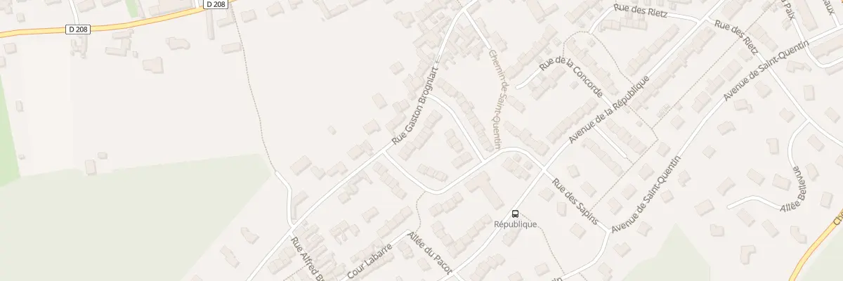 Plan du 21 Rue Gaston Brogniart à Longuenesse