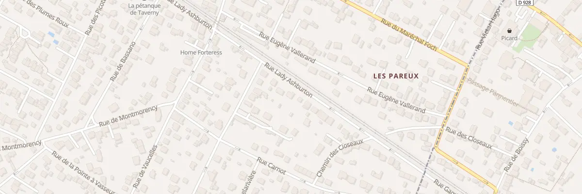Plan du 142 Rue Lady Ashburton à Taverny