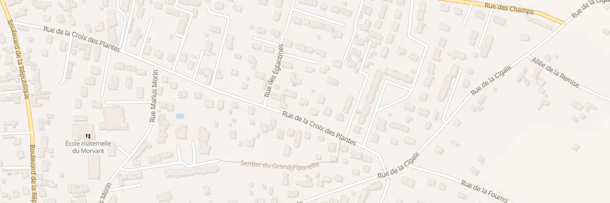 Plan du 47 Rue de la Croix des Plantes à Châteauneuf-sur-Loire