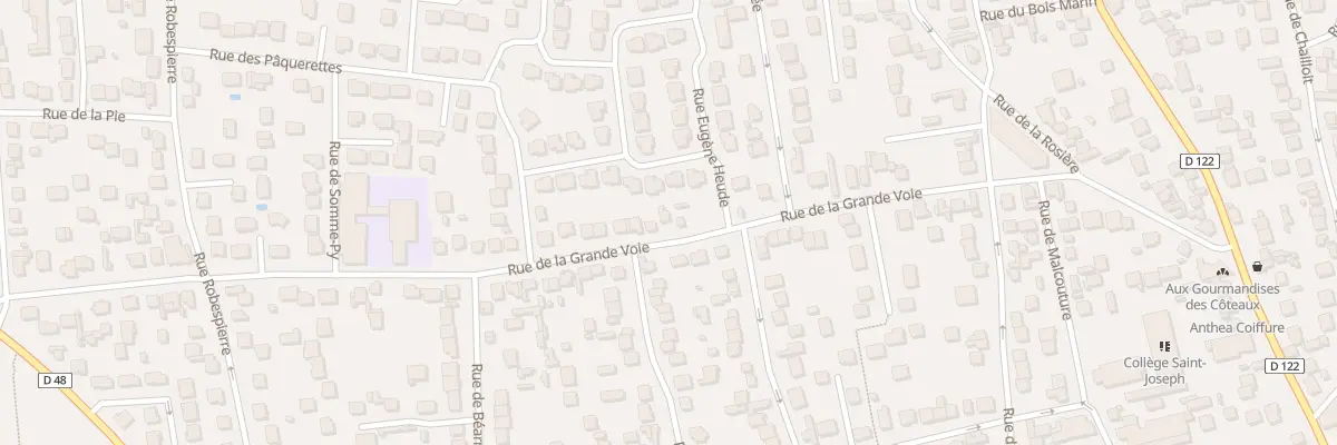 Plan du 44 Rue de la Grande Voie à Argenteuil