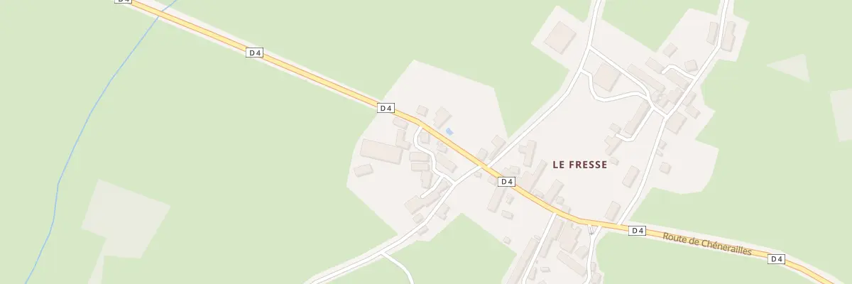 Plan du 5040 Fresse à Peyrat-la-Nonière