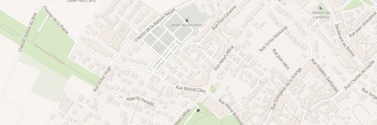 Plan du 12 Rue Marcel Clerc au Plessis-Bouchard