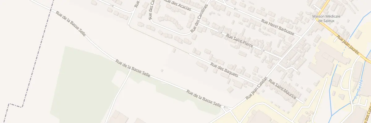Plan du 7 Rue des Baquets à Saleux
