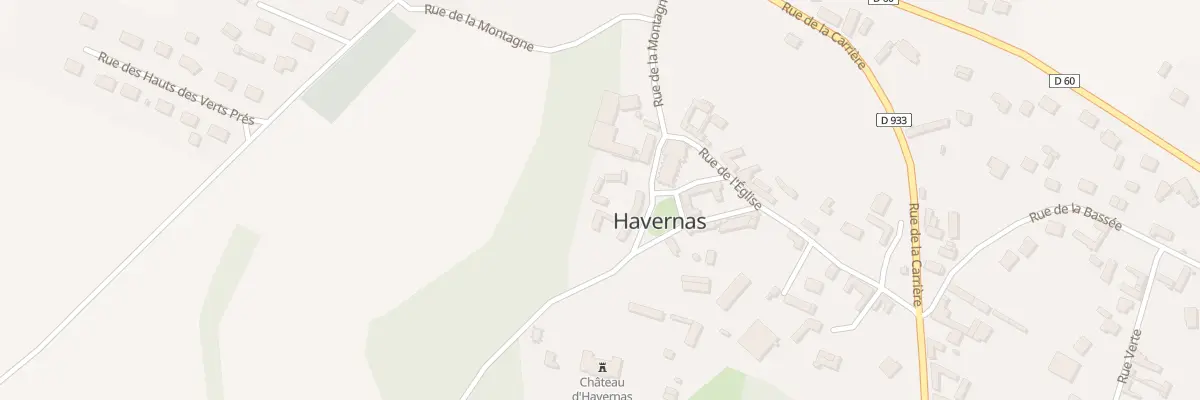 Plan du 1 Pl de l’Église à Havernas