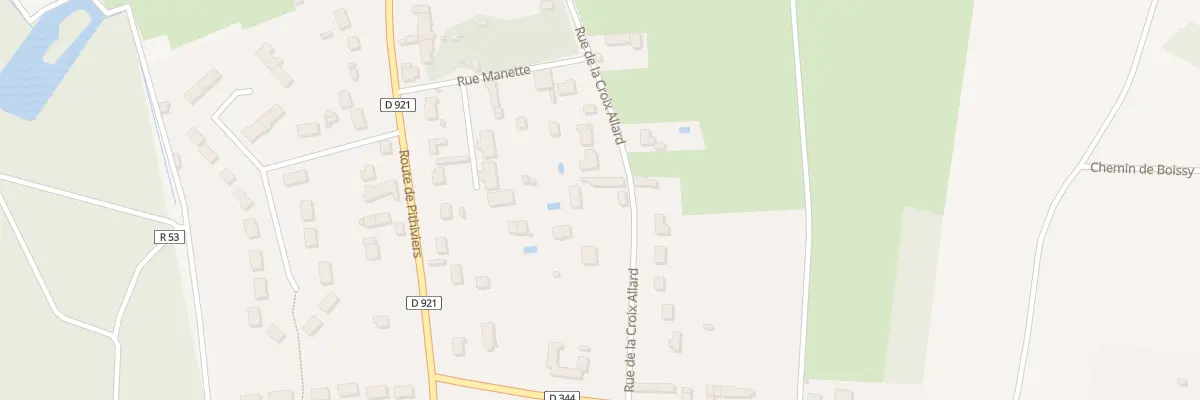 Plan du 15 Rue de la Croix Allard à Vrigny