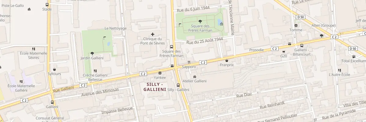 Plan du 172 Rue Gallieni à Boulogne-Billancourt