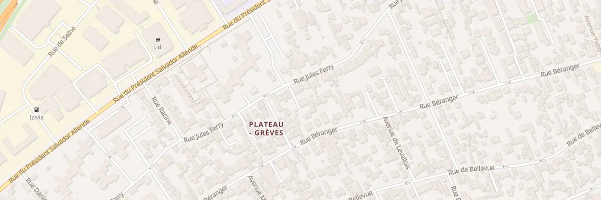 Plan du 133 Rue Jules Ferry à Colombes