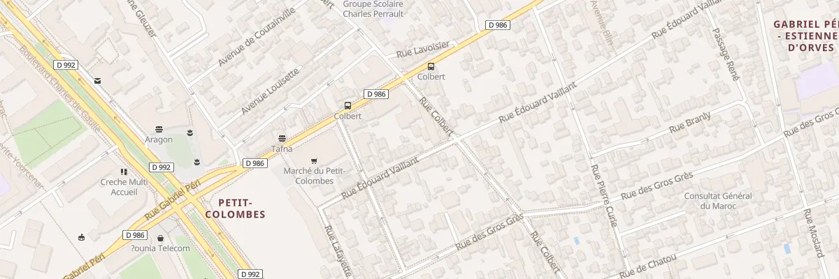 Plan du 122 Rue Edouard Vaillant à Colombes