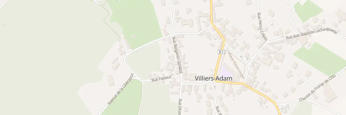 Plan du 6 Rue Benjamin Godard à Villiers-Adam